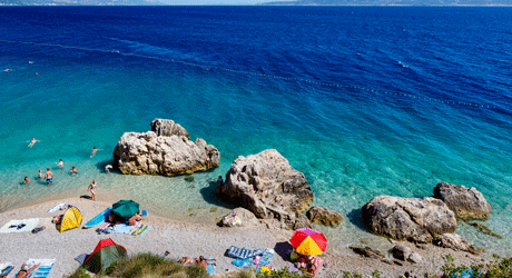 Kroatiens kust