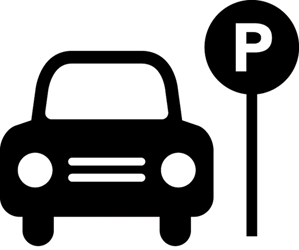 Bild som visar parkeringsymbol